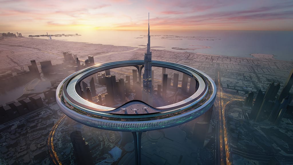 A Giant Ring-Like Structure is Proposed to Encircle Dubai’s Burj Khalifa